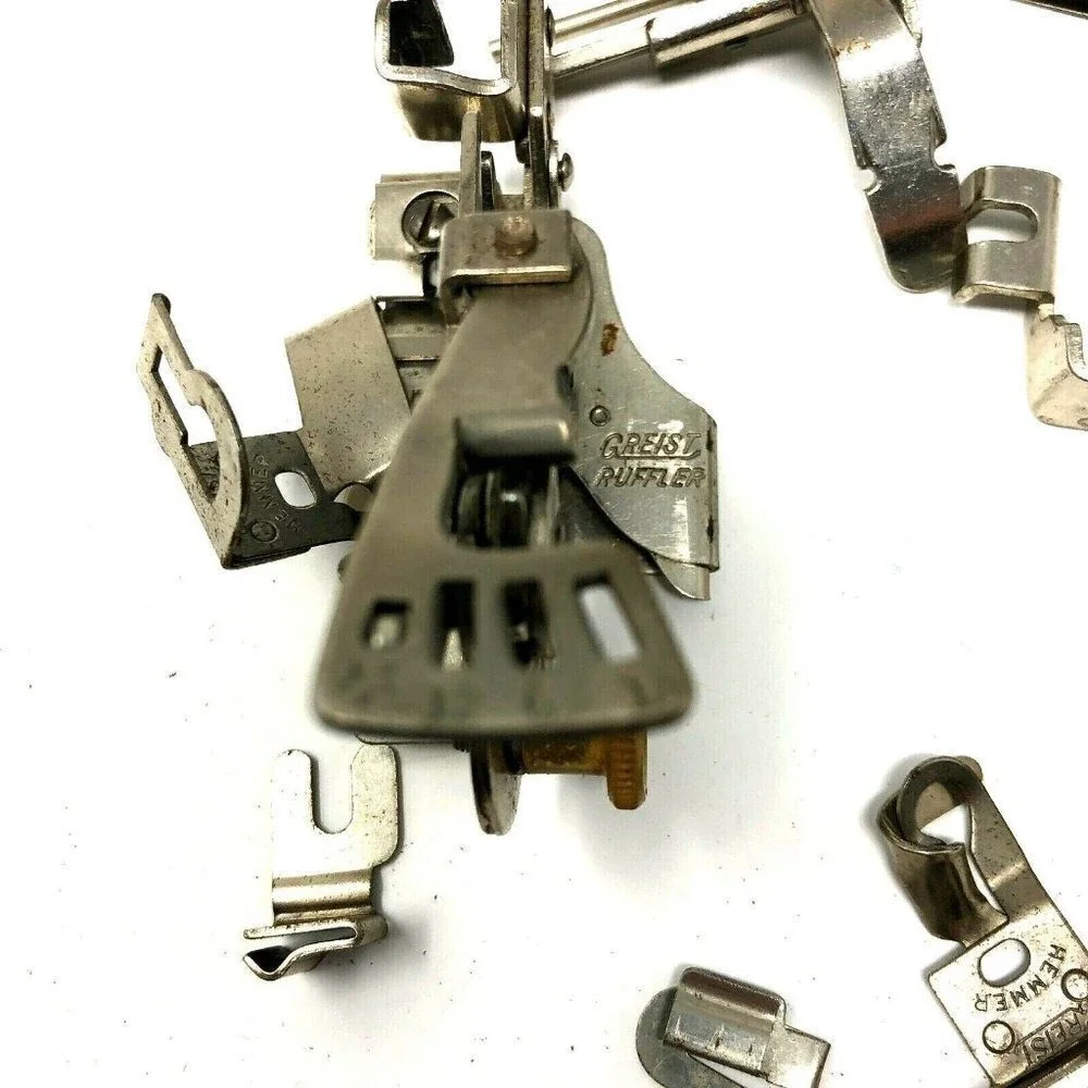 Greist Vintage Rotary Sewing Machine‎ Parts Attachments Ruffler Binder